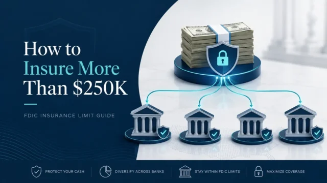 How to insure more than 250k using FDIC insurance limits and multiple bank deposit strategies